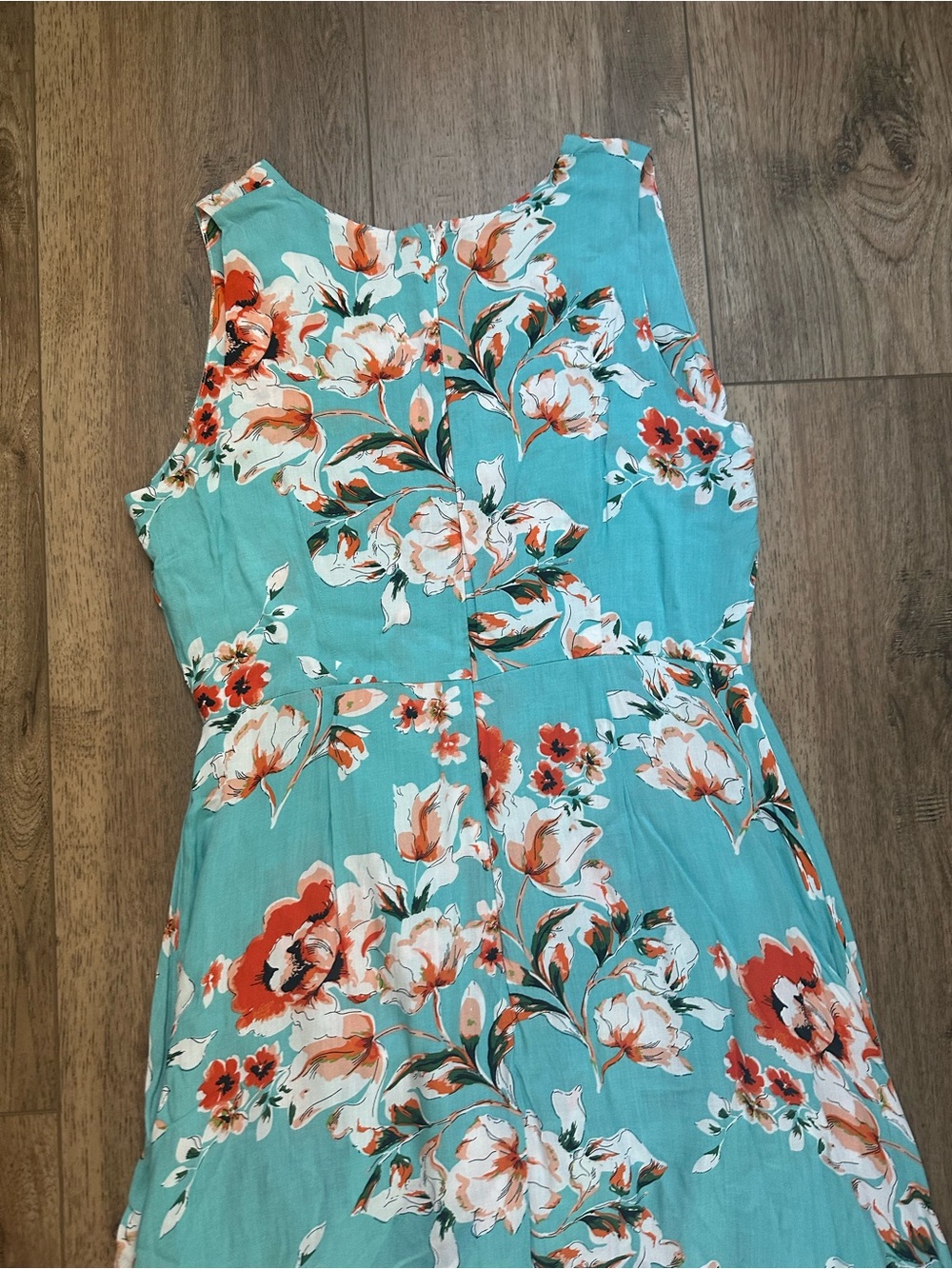 Kormei Women's Romper w/ Maxi Dress Overlay, Floral, Flowy, Whimsical, Medium - Picture 9 of 13